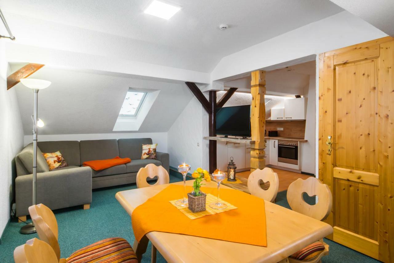 Appartements Und Ferienhaus Gasthof Kanzlersgrund Oberhof  Extérieur photo